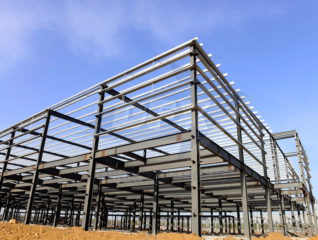 Prefabricated Construction Building Material Hangar Steel Structure Prefab Low Cost Warehouse