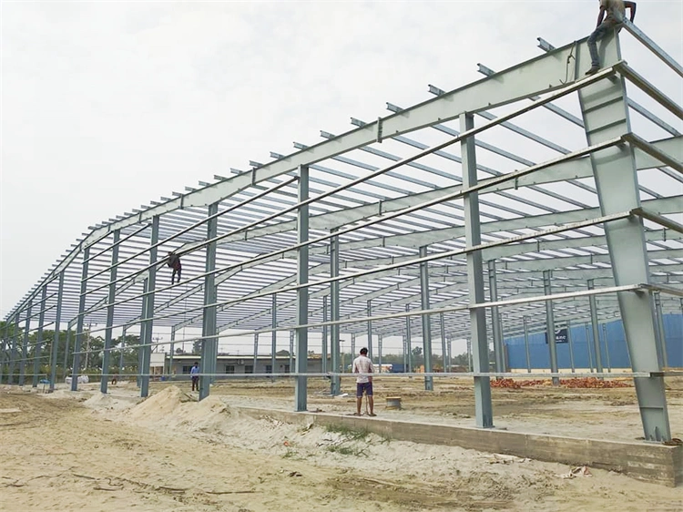 Prefabricated Durable Steel Structure Warehouse with Steel Metal Framework