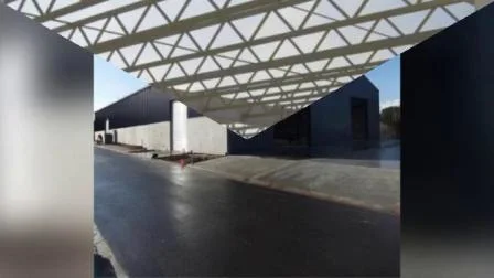 Hangar de stockage de structure métallique légère préfabriquée Hangar de stockage de cadre de structure métallique préfabriqué