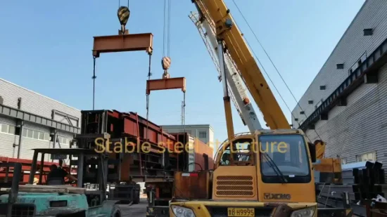 Bâtiment de construction de grande hauteur de structure métallique en métal moderne d'entrepôt préfabriqué